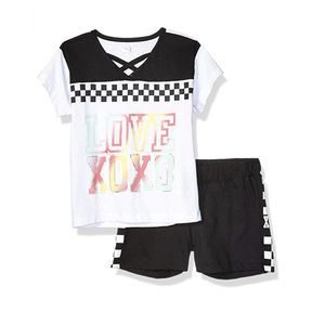 Girls' Active Top and Short Set 10/12 Retail $38.